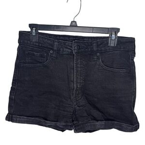 Black High Rise Shorts